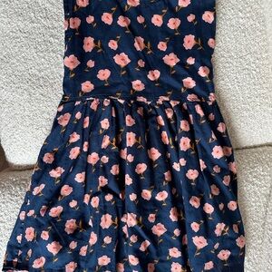 Pink Chicken Navy and Pink Floral Dress